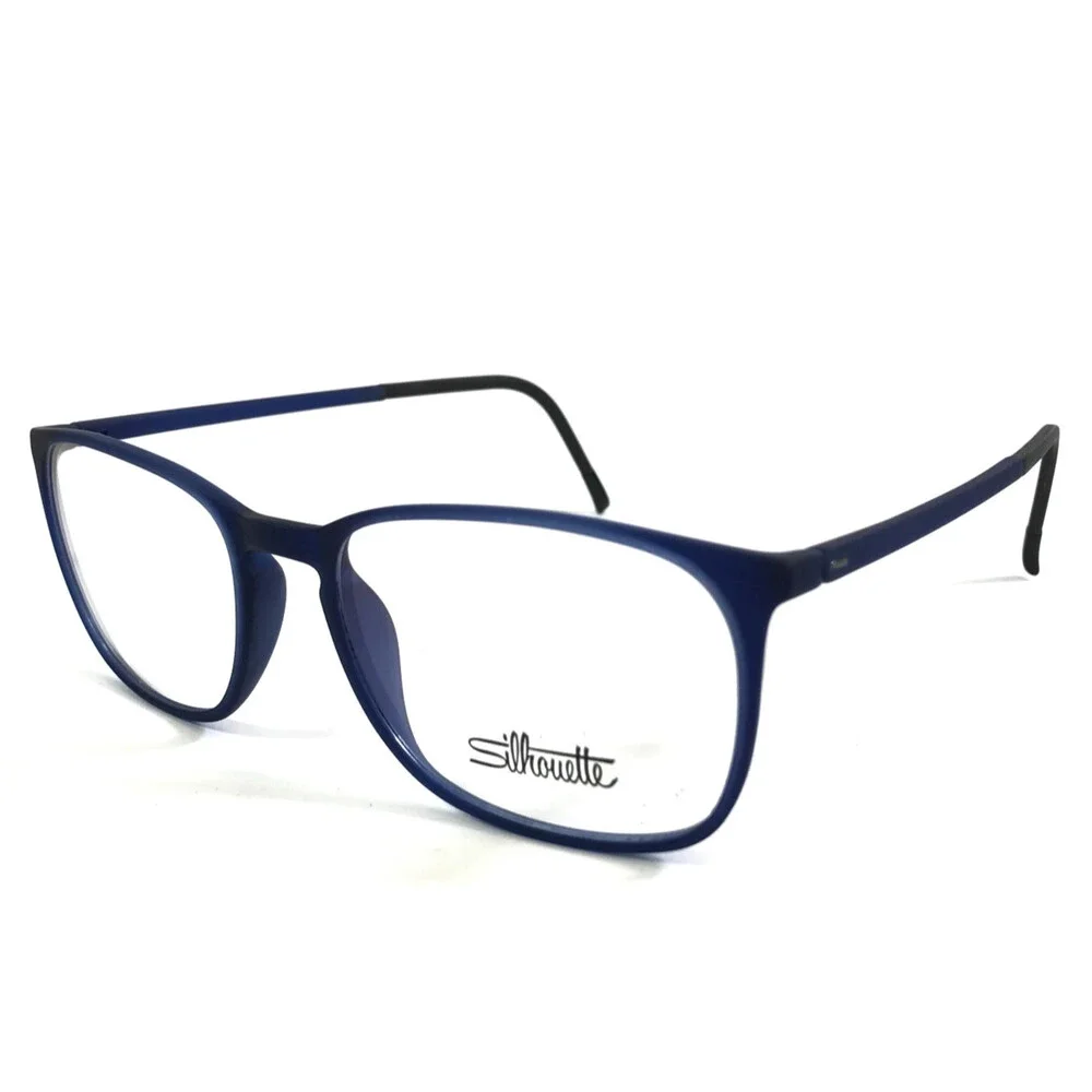 Silhouette Eyeglasses Frames SPX 2943 75 4560 Matte Blue Full Rim 53-17-140